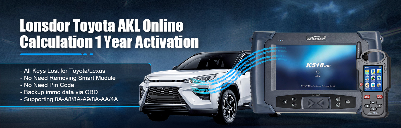 Lonsdor Toyota AKL Online Calculation