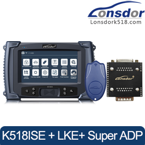 2023 Lonsdor K518ISE Key Programmer Plus LKE Emulator and Super ADP 8A/4A Adapter for Toyota Lexus Proximity Key Programming