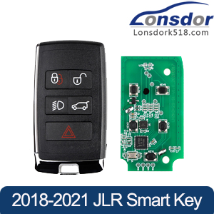 Lonsdor Smart Key for 2018-2021 Land Rover Jaguar 315MHz/433MHz with Key Shell
