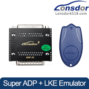 Lonsdor Super ADP 8A/4A Adapter plus LKE Smart Key Emulator 5 in 1 for Toyota Lexus 2017-2021 Proximity Key Programming
