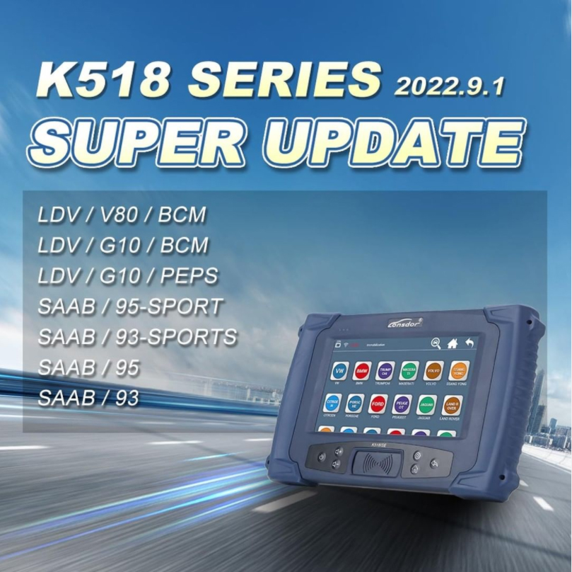 Losndor K518 new update on LDV/SAAB