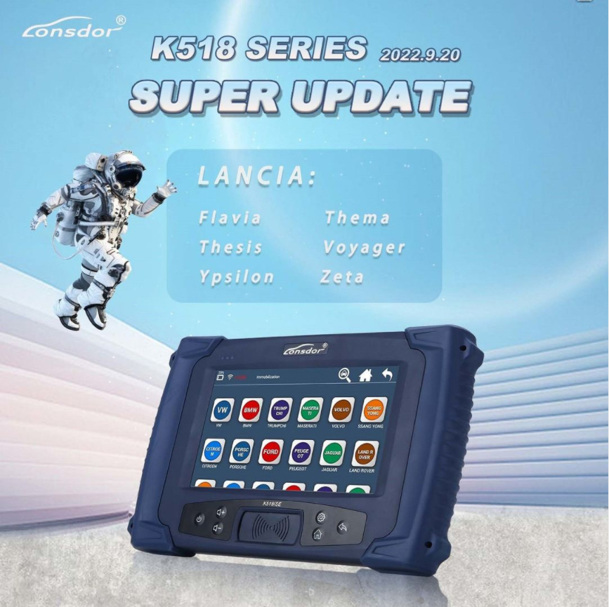 Losndor K518 new update on Lancia