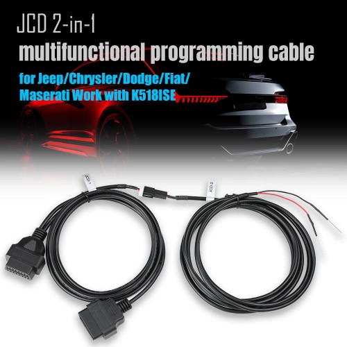 [UK Ship] Lonsdor JCD 2-in-1 multifunctional programming cable for Jeep/Chrysler/Dodge/Fiat/Maserati Only Ship to UK