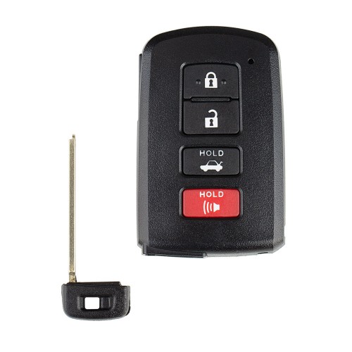 Lonsdor 8A/0020/2110 Toyota Smart Key Shell 1742 Type 3+1 Buttons with logo 5pcs/lot