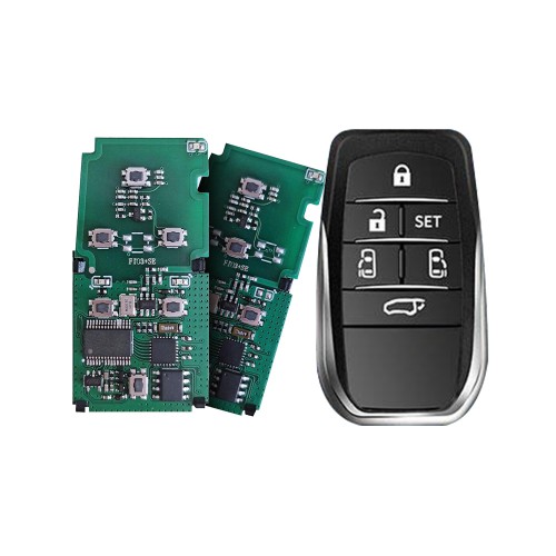 Lonsdor P0120 8A Chip 6 Buttons 314.35/315.10MHz 312.50/314.00MHz 433.58/434.42MHz Unchangeable Frequency Smart Key