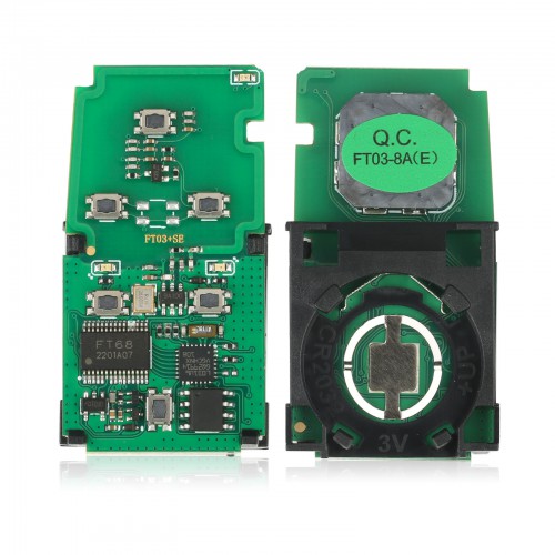 Lonsdor P0120 8A Chip 6 Buttons Smart Key PCB for Alphard/Vellfire/Alpha MPV Car Frequency Convertible
