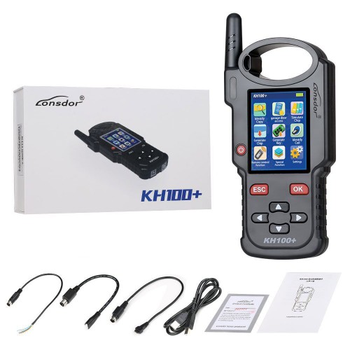 2023 Lonsdor KH100+ Full Featured Key Remote Programmer with Toyota AKL Online Calculation 1 Year Activation