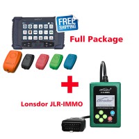 Lonsdor K518 Full Package with SKE-IT Smart Key Emulator 5 in 1 set Plus JLR IMMO Tool for JLR Key Programme