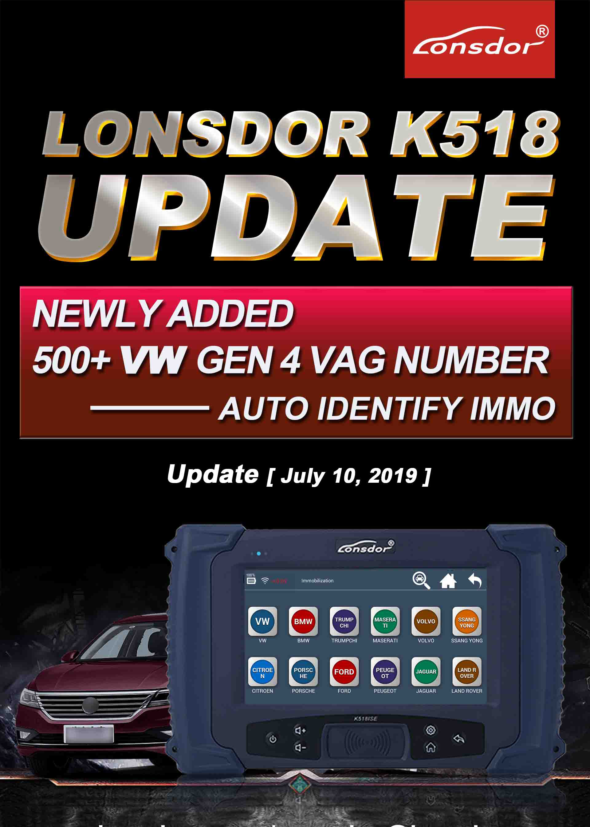 Lonsdor K518 update