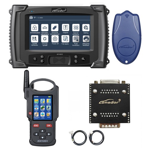 2023 Lonsdor K518ISE Key Programmer KH100+ LKE Emulator and ADP Adapter with 1 Year Free Toyota AKL Activation